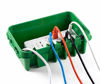 Picture of SOCKiTBOX - The Original Weatherproof Connection Box - Indoor & Outdoor Electrical Power Cord Enclosure for Timers, Extension Cables, Transformers, Power Strips, Lights, Tools & More - Medium - Green