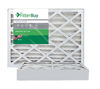 Picture of FilterBuy 20x20x4 MERV 8 Pleated AC Furnace Air Filter, (Pack of 2 Filters), 20x20x4 - Silver