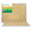 Picture of FilterBuy 30x36x1 MERV 11 Pleated AC Furnace Air Filter, (Pack of 2 Filters), 30x36x1 - Gold