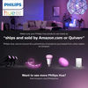 Picture of Philips Hue White 2-Count A19 LED Smart Bulb, Bluetooth & Zigbee Compatible (Hue Hub Optional), Works with Alexa & Google Assistant - A Certified for Humans Device