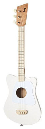 Picture of Loog Mini Acoustic Kids Guitar for Beginners, (White)