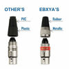 Picture of EBXYA XLR Mic Cable - Male to Female 2 Feet 4 Packs 3 Pins