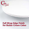 Picture of Cake Drums Round 12 Inches - (White, 12-Pack) - Sturdy 1/2 Inch Thick - Fully Wrapped Edges