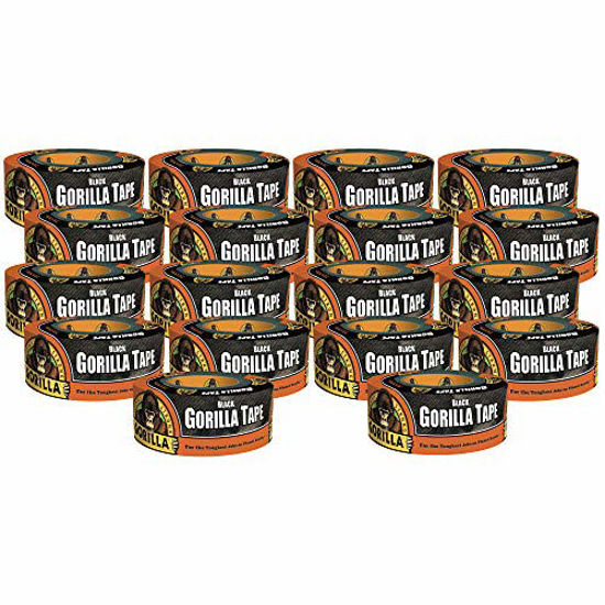 Picture of Gorilla 105537 Black Utility Tape, 18-Pack, 18 Pack