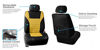 Picture of FH Group FB068YELLOW102 Yellow Universal Bucket Seat Cover (Premium 3D Air mesh Design Airbag Compatible)