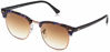 Picture of Ray-Ban unisex adult Rb 3016 Clubmaster Sunglasses, Spotted Brown & Blue/Brown Gradient, 51 mm US