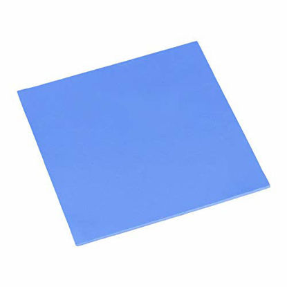 Picture of Thermal Compound CPU Conductive Silicone Pad 100 x 100 x 0.08'', Thermal Pad with Low Viscosity and High Thermal Conductivity Rate for All Coolers Efficient Thermal Conductivity(Blue)