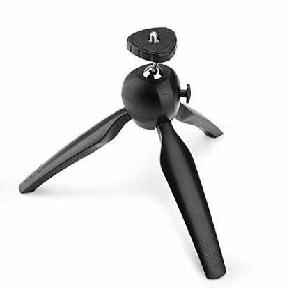 Picture of Mini Tripod and Cell Phone Mount, iRULU Projector Stand 180 Degree Adjustable & Flexible Stand for Home Theater Projector, Smart Phone, Camera, GoPro (Tripod)