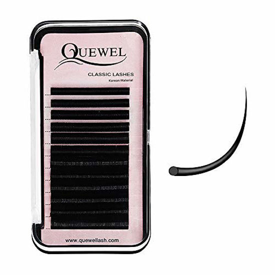 Picture of Eyelash Extensions 0.03mm D Curl 13mm Supplies Matte Black Individual Eyelashes Salon Use|0.03/0.05/0.07/0.10/0.15/0.20mm C/D Single 8-18mm Mix 8-15mm|0.03 D 13mm