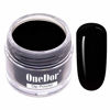 Picture of OneDor Nail Dip Dipping Powder - Acrylic Color Pigment Powders Pro Collection System, 1 Oz. (12 - Black)