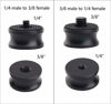 Picture of AFVO Camera Tripod Screw Adapter 2 PCS Pack, 1/4-20 (Female) to 3/8-16(Male) + 3/8-16(Female) to 1/4-20(Male) Screw Pack, Aluminium Black