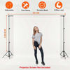 Picture of Background Stand, Moclever 6.5ftx10ft Adjustable Photo Backdrop Support System Kit with Carry Bag, Photography Photo Video Studio, Photo Video Shooting