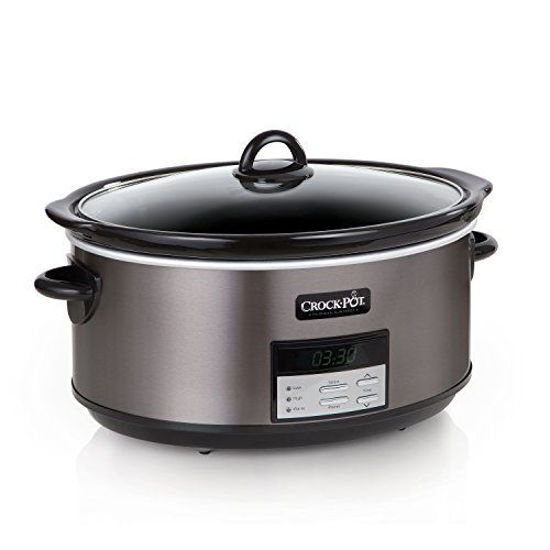 GetUSCart Crock Pot Slow Cooker 8 Quart Programmable Slow Cooker