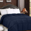 Picture of Utopia Bedding All Season 250 GSM Comforter - Soft Down Alternative Comforter - Plush Siliconized Fiberfill Duvet Insert - Box Stitched (Full/Queen, Navy)