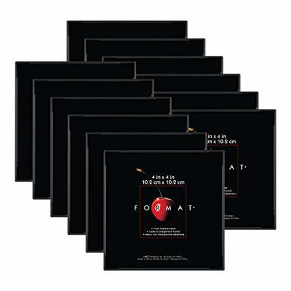 Picture of MCS, Black 4x4 Inch Format Frame 12-Pack, 4x4