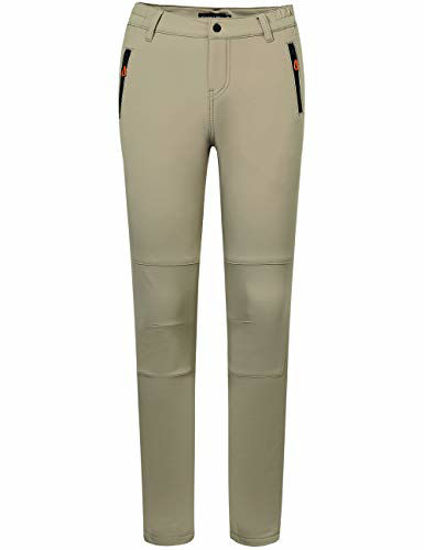 Camii Mia-Fleece-Lined-Hiking-Pants-for-Women-Outdoor Ski Snow Pants Slim  Waterproof Windproof Water Resistant