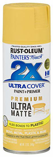 Picture of Rust-Oleum 331186 Painter's Touch 2X Cover, 12 Oz, Ultra Matte Golden Leaf