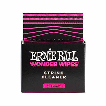 Picture of Ernie Ball Wonder Wipes String Cleaner, 6 Pack