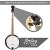 Picture of Banjo Hanger Wooden Wall Holder Ash Hardwood String Swing CC01B-A