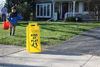 Picture of Cortina Lamba 2x4 Safety Sign"Slow Kids at Play" 25"x11.5"x1.5", 03-600-60L, Lime