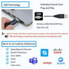 Picture of USB Headset with Microphone Noise Cancelling & Mic Mute, Mono Computer Headphone for Call Center Office Business PC Softphone Calls Microsoft Teams Skype Chat, Clear Voice for Speech Dictation