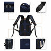 Picture of MOSISO Camera Backpack, DSLR/SLR/Mirrorless Photography Case Water Repellent Buffer Padded Shockproof Bag with Customized Modular Inserts&Tripod Holder Compatible with Canon,Nikon,Sony etc, Navy Blue