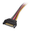 Picture of Cable Matters 3-Pack 15 Pin SATA Power Extension Cable 12 Inches