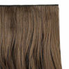 Picture of REECHO 20" 1-pack 3/4 Full Head Curly Wave Clips in on Synthetic Hair Extensions Hair pieces for Women 5 Clips 4.6 Oz Per Piece - Ash Light Brown