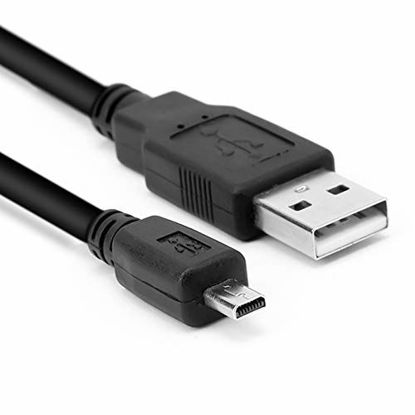 Picture of Replacement USB Camera Transfer Data Sync Cable Cord for Sony Cybershot Cyber-Shot DSCH200, DSCH300, DSCW370, DSCW830, DSC-H200, DSC-H300, DSC-W370, DSC-W800, DSC-W830 (Black)