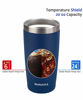 Picture of SUNWILL 20oz Tumbler with Lid (Navy Blue & Wine Red 2 pack), Stainless Steel Vacuum Insulated Double Wall Travel Tumbler, Durable Insulated Coffee Mug, Thermal Cup with Splash Proof Sliding Lid