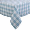 Picture of DII Buffalo Check Collection Classic Tabletop, Tablecloth, 60x120, Light Blue & White