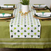 Picture of DII CAMZ11172 100% Cotton, Machine Washable, Perfect for Parties, St Patrick's Day & Spring Tablecloth, 14x72, Limeshamrock Shake