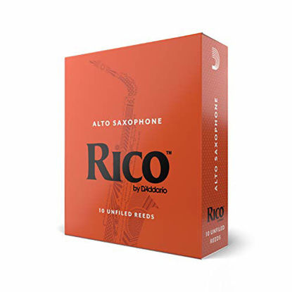 Picture of D'Addario Rico Alto Sax Reeds, Strength 2.5, 10-pack