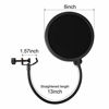 Picture of Microphone Cover with Pop Filter, 3 in 1 Mic Furry Windscreen Microphone Foam Cover Pop Filter Compatible with Blue Yeti and Yeti Pro Condenser by ChromLives, Combo 3Pack