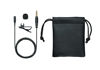 Picture of Shure MVL Omnidirectional Condenser Lavalier Microphone [1/8" (3.5mm)] + Windscreen, Tie-Clip, Mount and Carrying Pouch