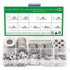 Picture of 304 Stainless Steel Flat Washers Set 580 Pieces, 9 Sizes - M2 M2.5 M3 M4 M5 M6 M8 M10 M12 Suitable for Home Decoration, Factories Repair, Kitchens, Shops and Outdoor Construction