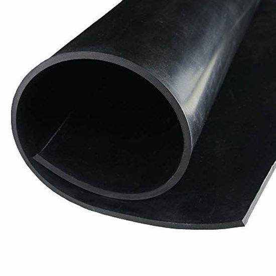 Picture of Neoprene Rubber Sheet Roll 3/16" (.187") Thick x 18" Wide x 18" Long for DIY Gaskets, Pads, Seals, Crafts, Flooring,Cushioning of Anti-Vibration, Anti-Slip