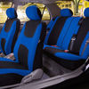 Picture of FH Group FB030BLUEBLACK115 full seat cover (Side Airbag Compatible with Split Bench Blue/Black)