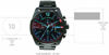 Picture of Diesel Men's Mega Chief Quartz Stainless Steel Chronograph Watch, Color: Black (Model: DZ4318)