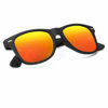 Picture of Polarized Sunglasses for Men and Women Matte Finish Sun glasses Color Mirror Lens 100% UV Blocking