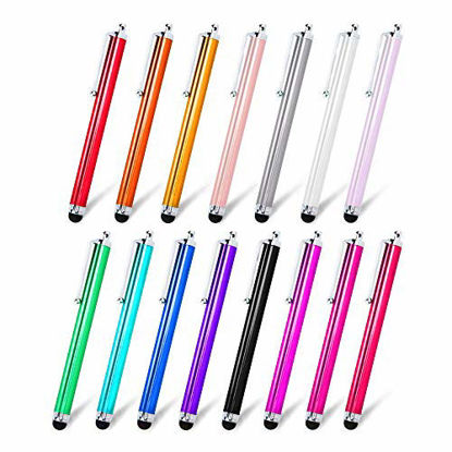 Picture of Briout Stylus Pen Set of 22 Pack for Universal Touch Screens Devices, Capacitive Stylus for iPad, iPhone, Samsung, Kindle, Tablet (13 Multicolor)