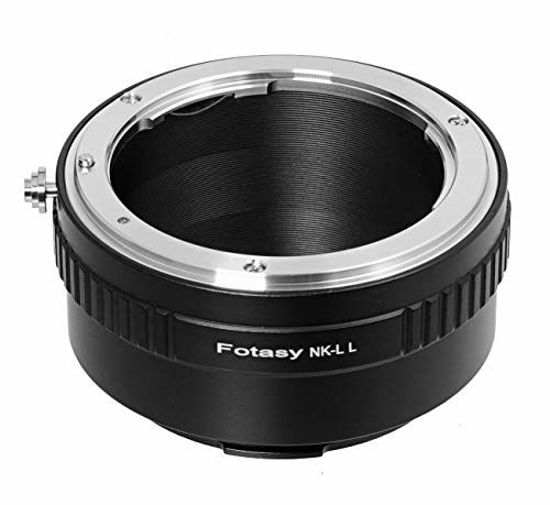 Picture of Fotasy Manual Nikon F Lens to Leica L Adapter, F-Mount Leica T SL Adapter, Nikon Panasonic S, Nikon F Sigma L, fits Leica SL2 SL TL2 TL Leica T & Panasonic Lumix S1 S1H S1R, Sigma fp