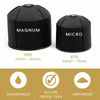 Picture of KUVRD Universal Lens Cap 2.0 - Fits 99% DSLR Lenses, Element Proof, Lifetime Coverage, Magnum, 6-Pack