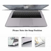 Picture of iCasso MacBook Air 13 Inch Case 2018-2020 Release A2337M1 /A1932/A2179 with Retina Display Touch ID, Durable Hard Plastic Shell Case and Keyboard Cover Compatible Newest MacBook Air 13 - Lightning