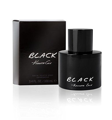 Picture of Kenneth Cole Black Eau De Toilette Spray for Men, 3.4 Ounce