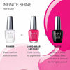 Picture of OPI Nail Polish Base Coat Primer & Gloss Top Coat, Infinite Shine Duo Pack, 0.5 Fl Oz each bottle