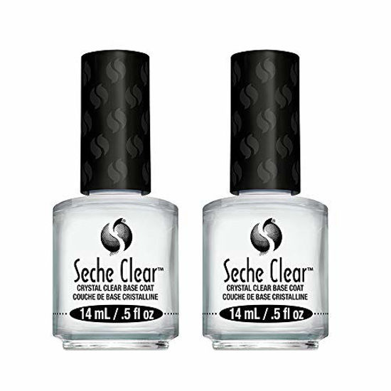 Picture of Seche Clear, Base Coat Nail Polish for Manicure and Pedicure, Boxed, 2 Pack