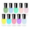 Picture of Abitzon NEW Nail Polish Set (10 Bottles) - Non-Toxic Eco-Friendly Easy Peel Off & Quick Dry Water Based Nail Polish