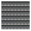 Picture of 120 Pack 2 Inch Black Color Barrettes Women Metal Snap Hair Clips Accessories