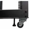 Picture of StarTech.com 12U Open Frame Server Rack - 4 Post Adjustable Depth (22" to 40") Network Equipment Rack w/ Casters/ Levelers/ Cable Management (4POSTRACK12U),Black